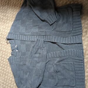 American Eagle Checkerboard Cardigan